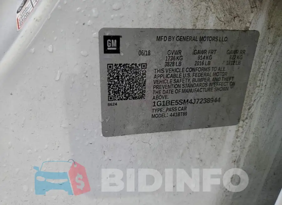 1G1BE5SM4J7238944 Photo# 12