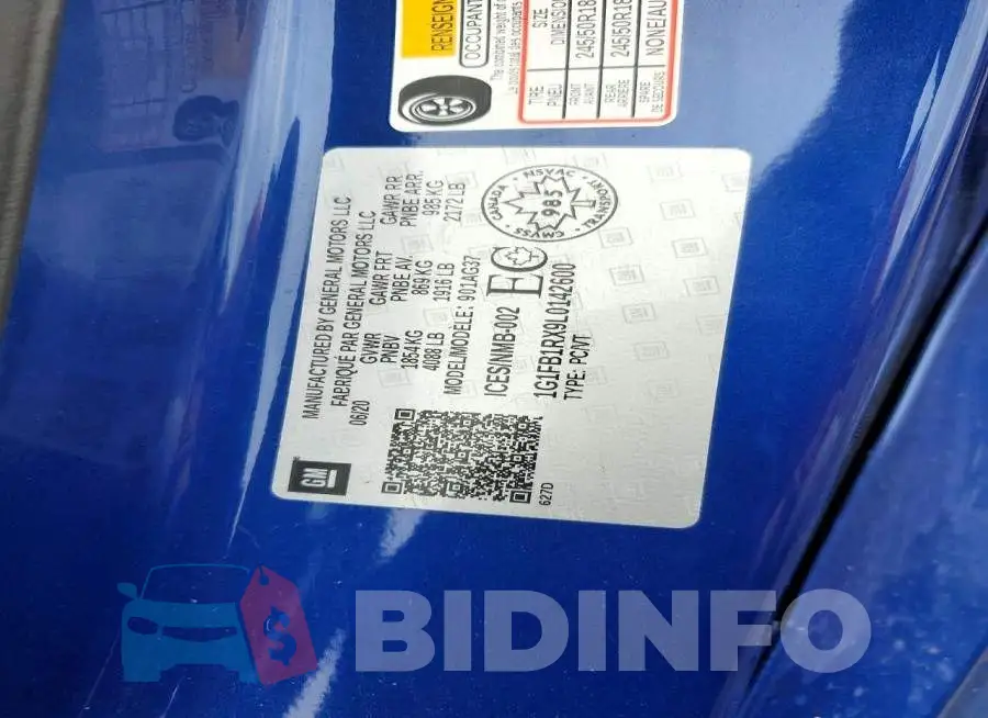 1G1FB1RX9L0142600 Photo# 12