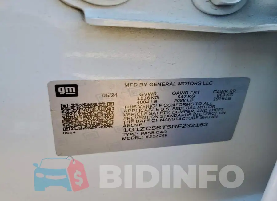 1G1ZC5ST5RF232163 Photo# 12