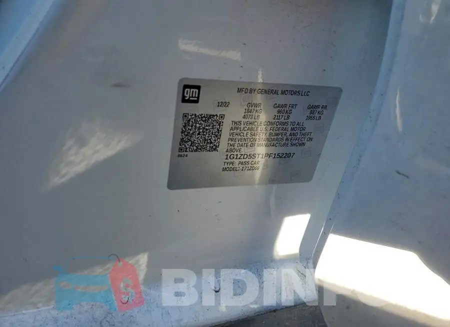 1G1ZD5ST1PF152207 Photo# 12