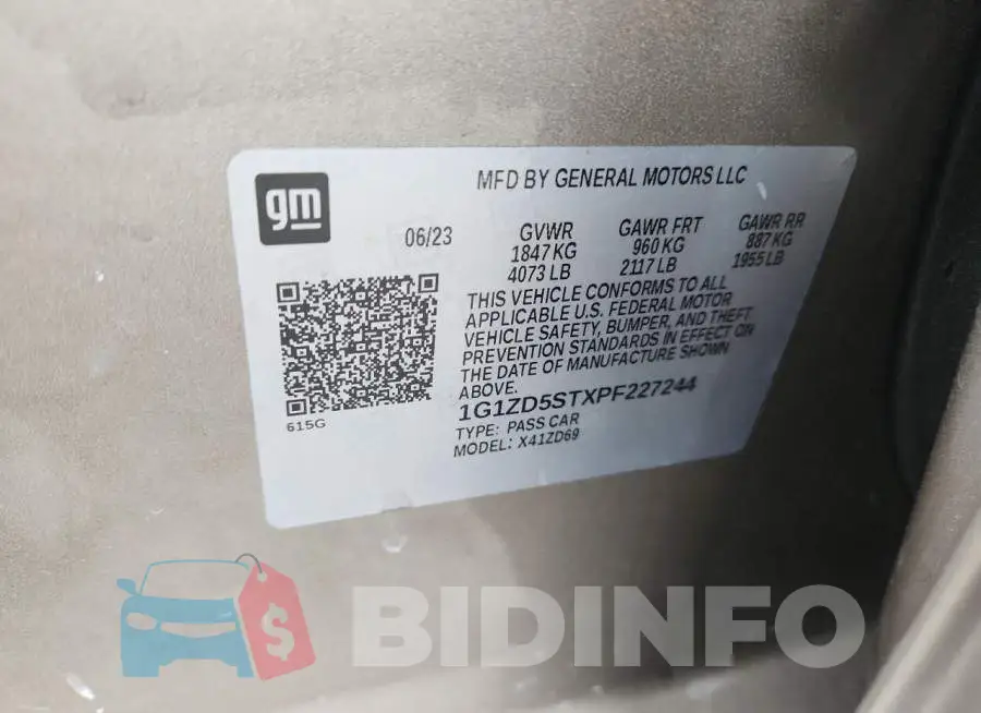1G1ZD5STXPF227244 Photo# 12
