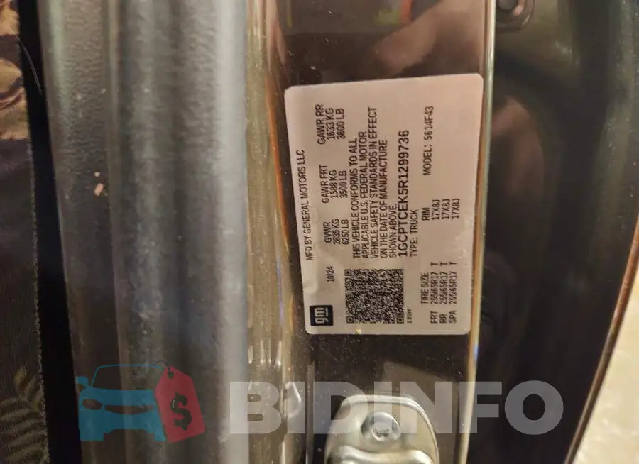 1GCPTCEK5R1299736 Photo# 12