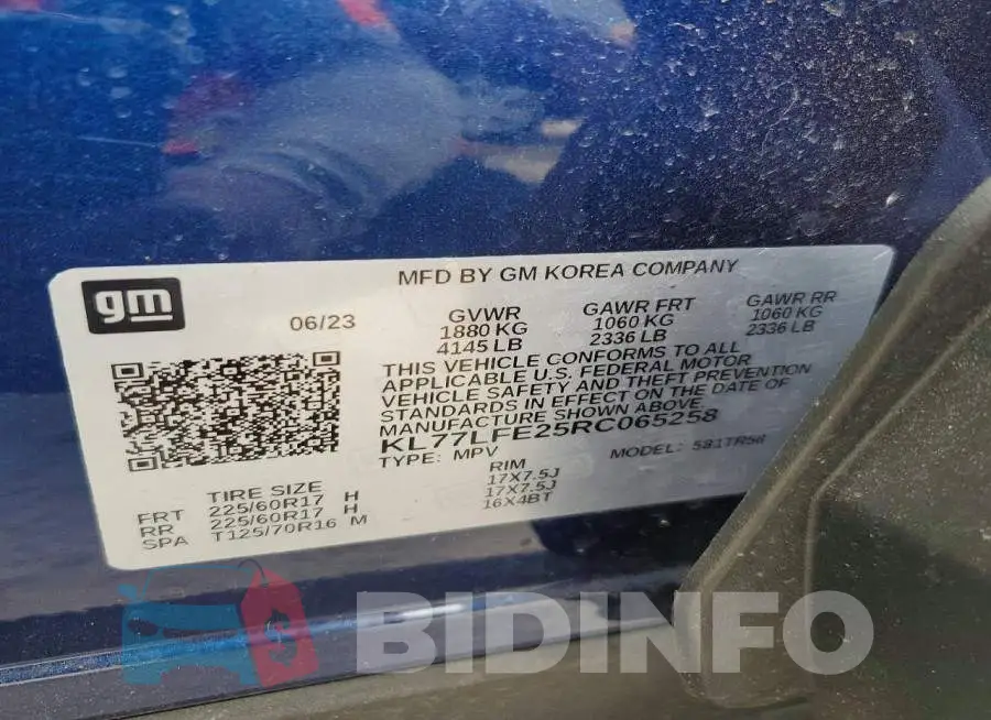 KL77LFE25RC065258 Photo# 14