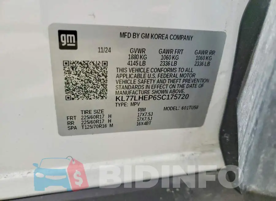KL77LHEP6SC175720 Photo# 13