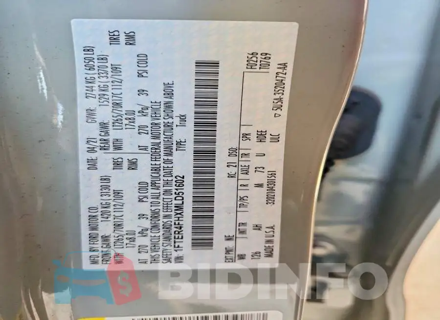 1FTER4FHXMLD51602 Photo# 12