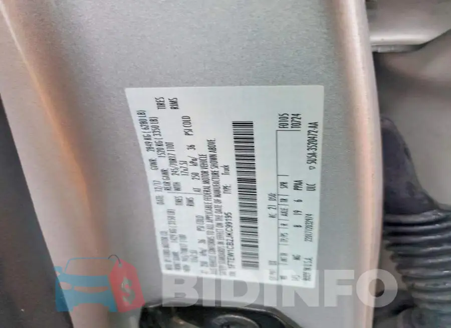 1FTEW1CB2JKC99195 Photo# 12