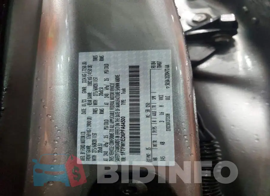 1FTFW1ED6PFA64500 Photo# 12
