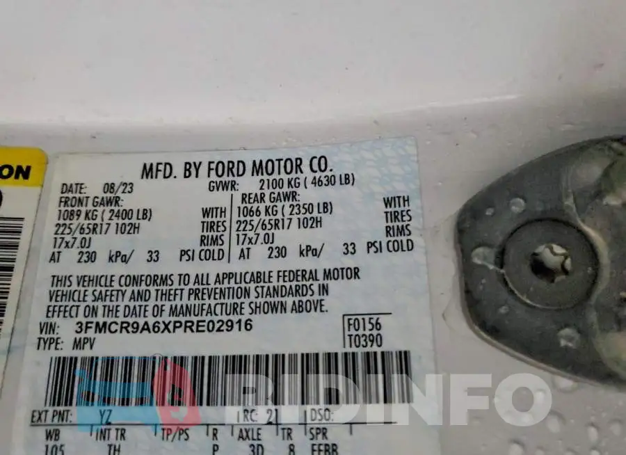 3FMCR9A6XPRE02916 Photo# 13