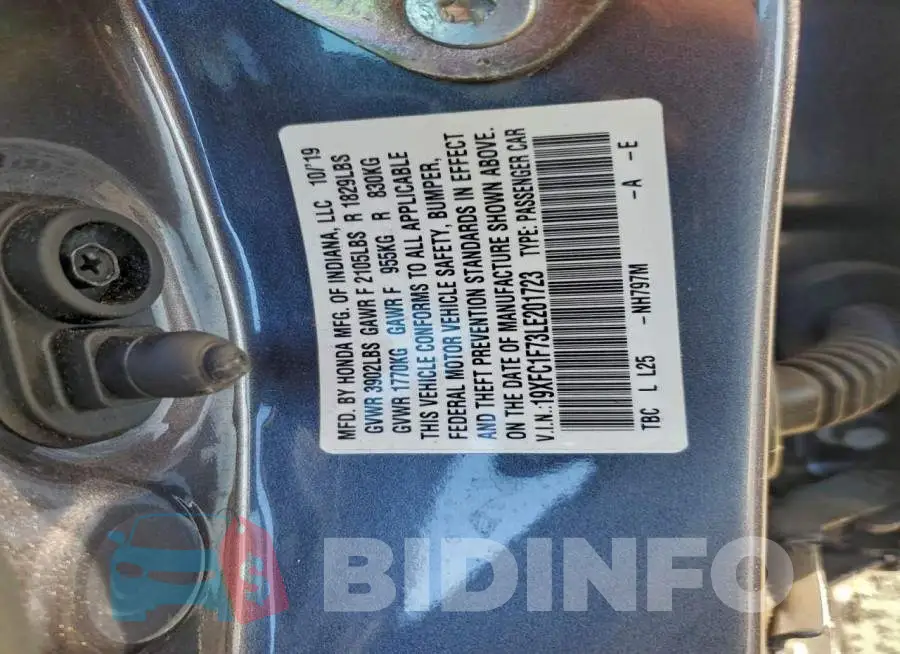 19XFC1F73LE201723 Photo# 12