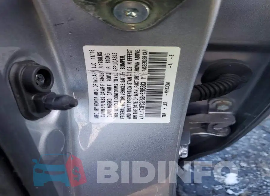 19XFC2F59HE205383 Photo# 13