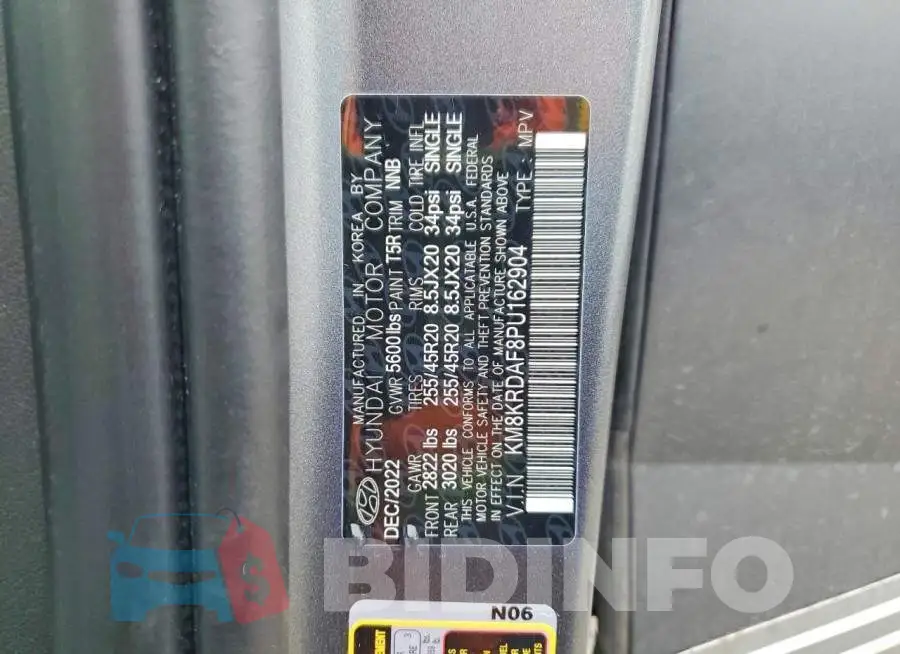 KM8KRDAF8PU162904 Photo# 13