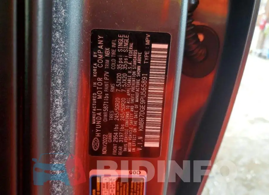 KM8R7DGE9PU565891 Photo# 14