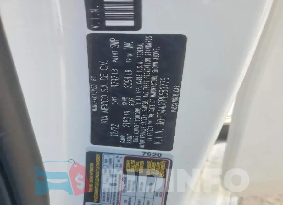 3KPF54AD6PE583776 Photo# 12