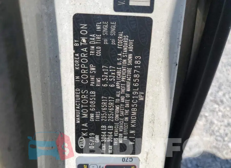 KNDMB5C19L6587183 Photo# 13