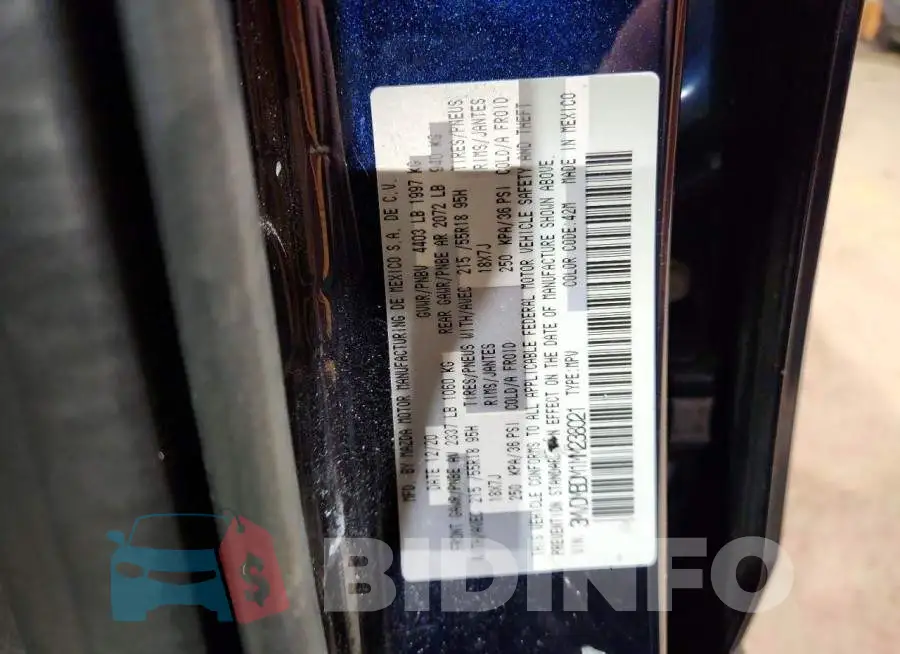 3MVDMBDM1MM238021 Photo# 14