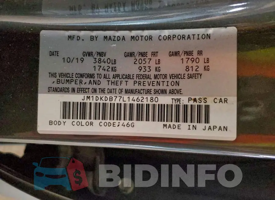 JM1DKDB77L1462180 Photo# 12