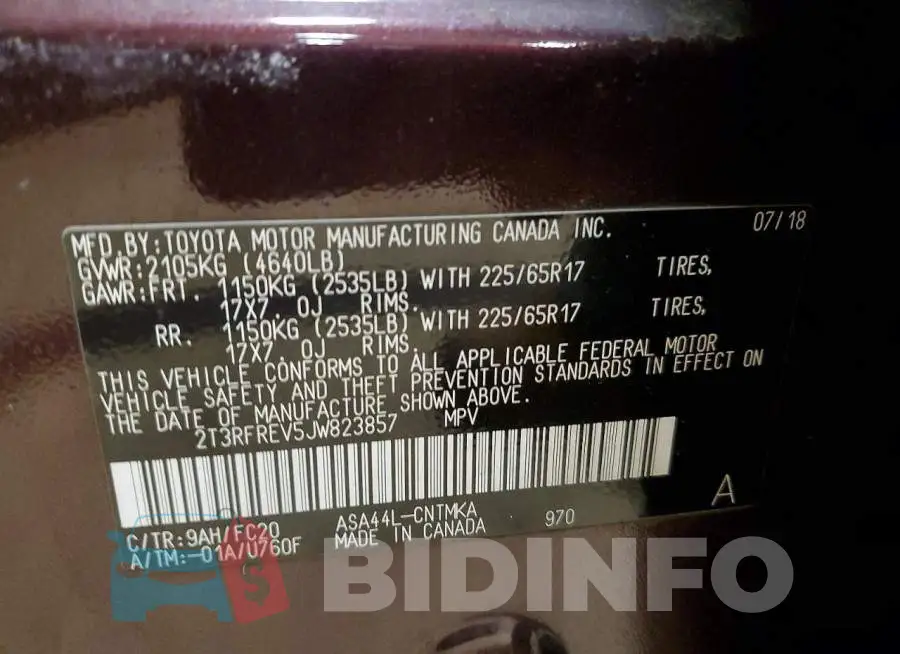 2T3RFREV5JW823857 Photo# 13