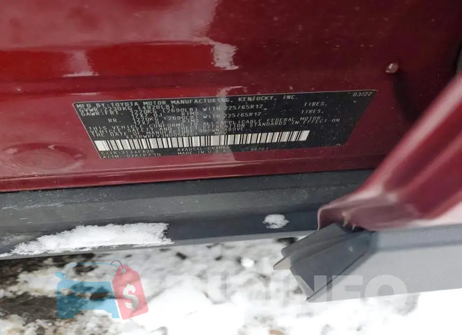 4T3RWRFV3NU056207 Photo# 14