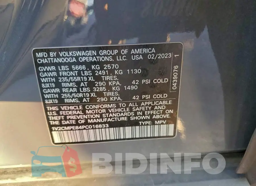 1V2CMPE84PC016833 Photo# 12