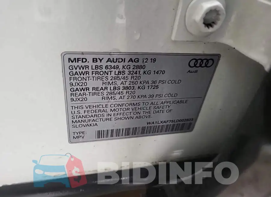 WA1LXAF75LD002823 Photo# 10