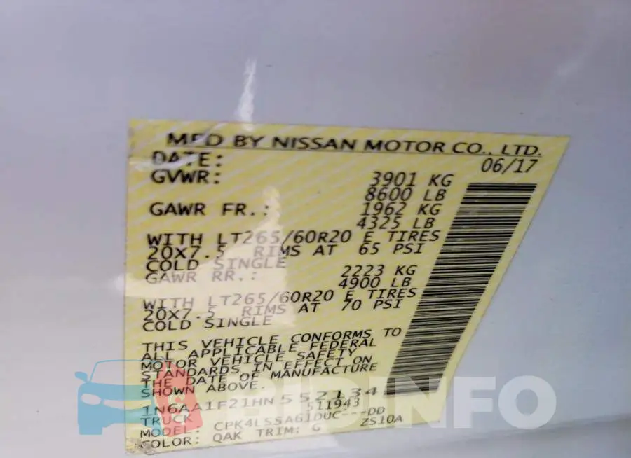 1N6AA1F21HN552134 Photo# 13
