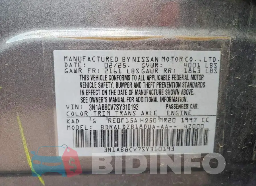 3N1AB8CV7SY310193 Photo# 12