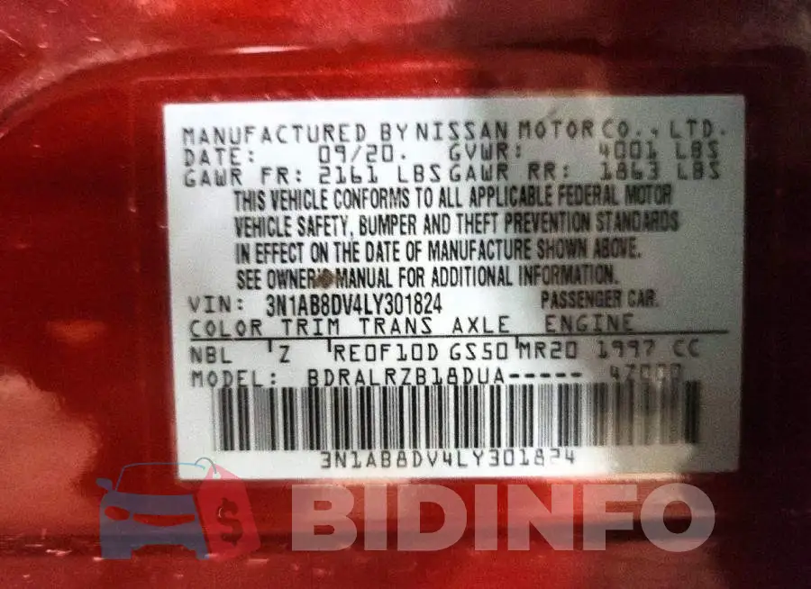 3N1AB8DV4LY301824 Photo# 12