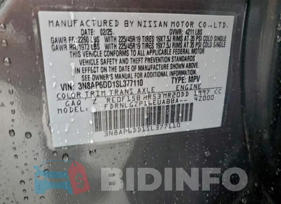 3N8AP6DD1SL377110 Photo# 13