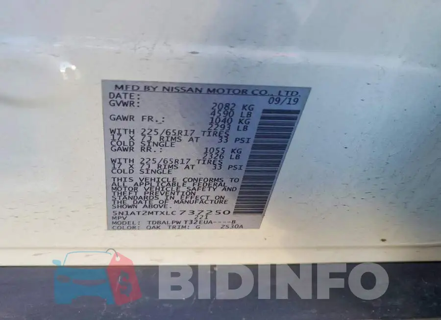 5N1AT2MTXLC737250 Photo# 12