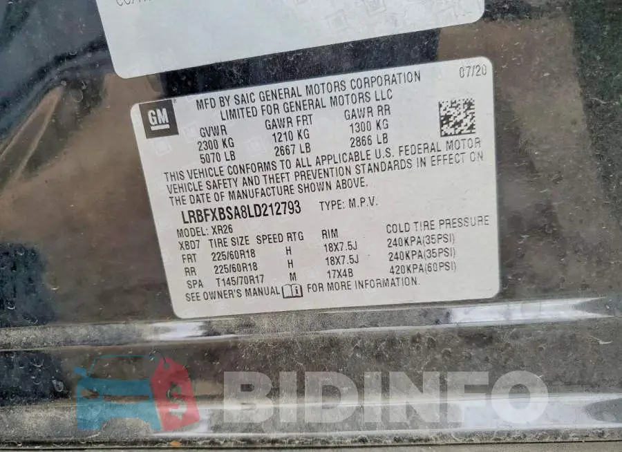 LRBFXBSA8LD212793 Photo# 14
