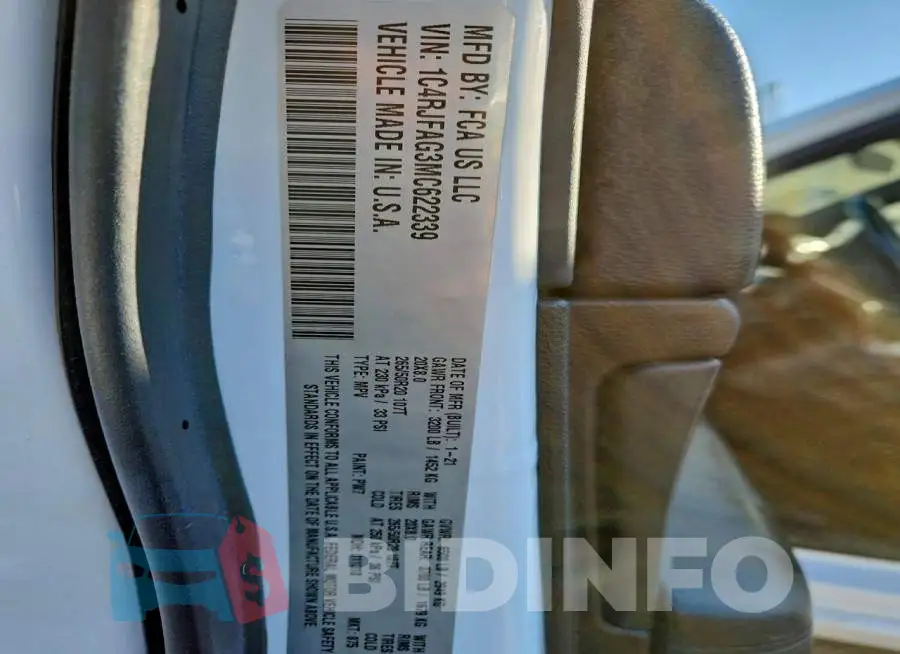 1C4RJFAG3MC622339 Photo# 12