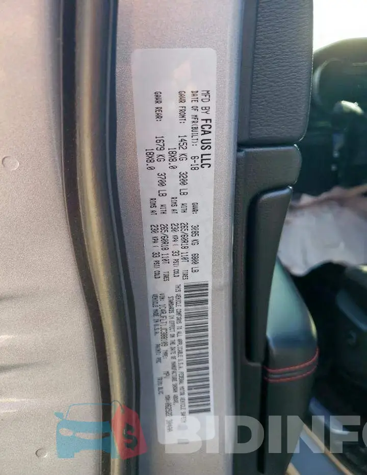 1C4RJFLT1JC388109 Photo# 13