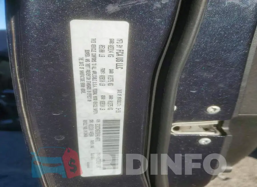 2C3CDXBG5KH614873 Photo# 12