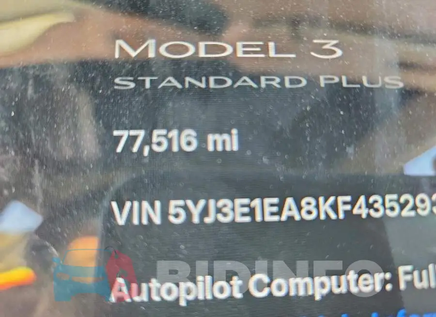 5YJ3E1EA8KF435293 Photo# 9