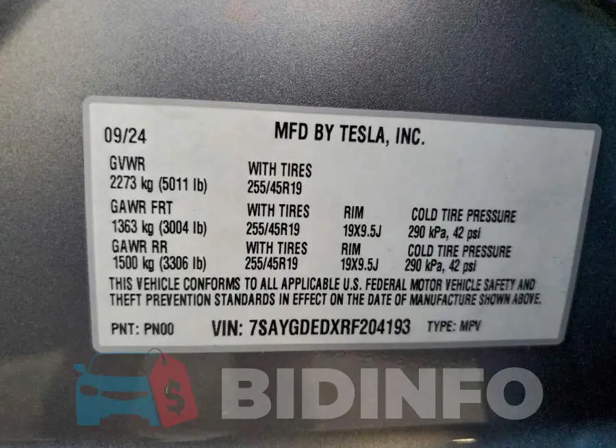 7SAYGDEDXRF204193 Photo# 13