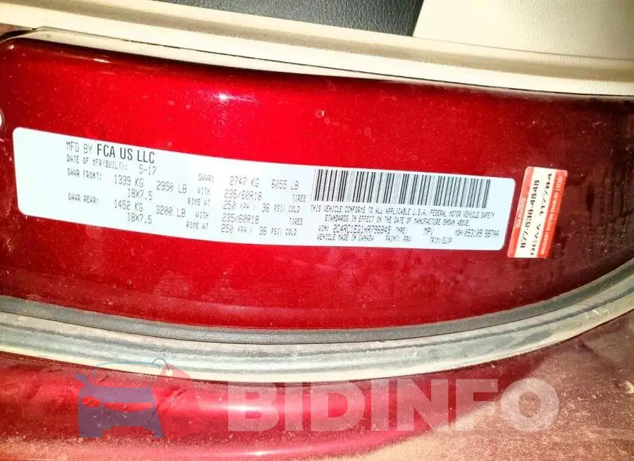 2C4RC1EG1HR796849 Photo# 13
