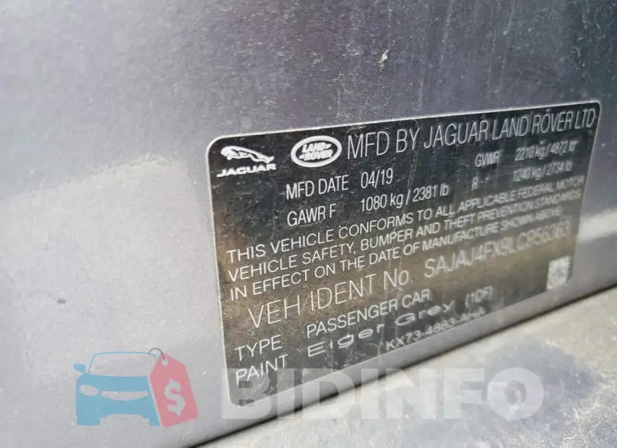 SAJAJ4FX9LCP56363 Photo# 13