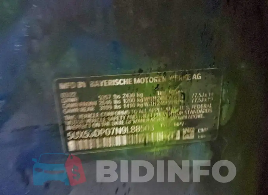 5UX53DP07N9L88503 Photo# 12