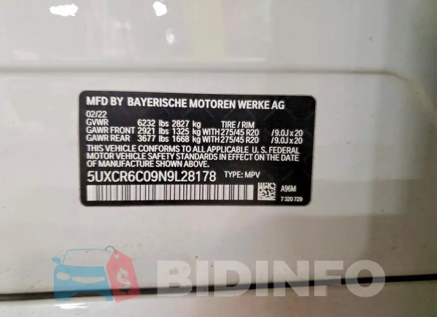5UXCR6C09N9L28178 Photo# 14