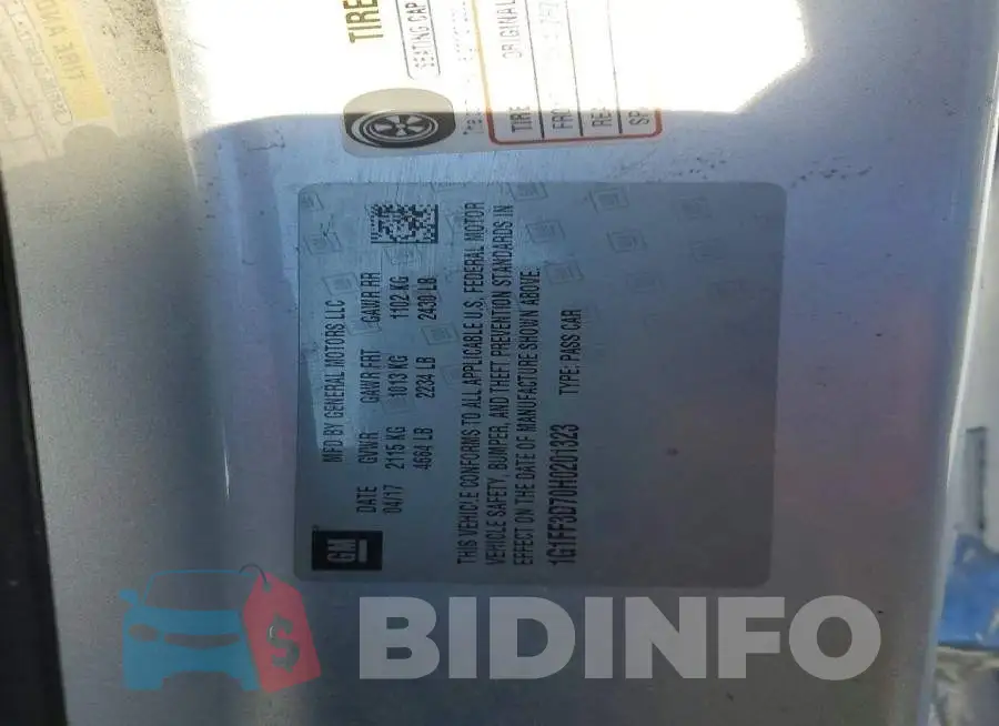 1G1FF3D70H0201323 Photo# 13
