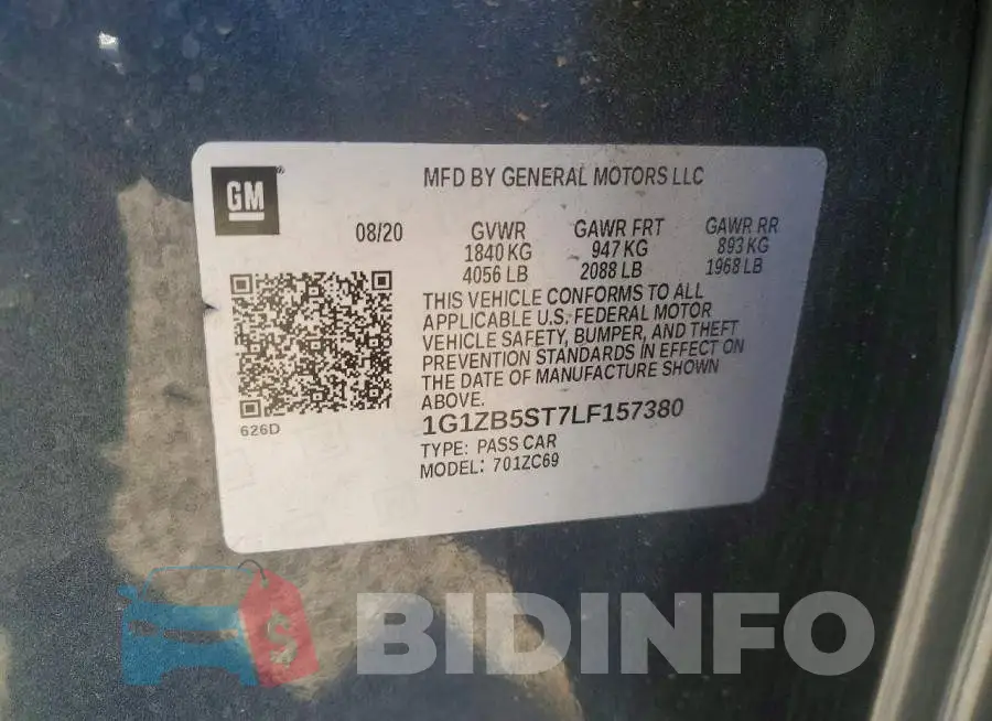1G1ZB5ST7LF157380 Photo# 12