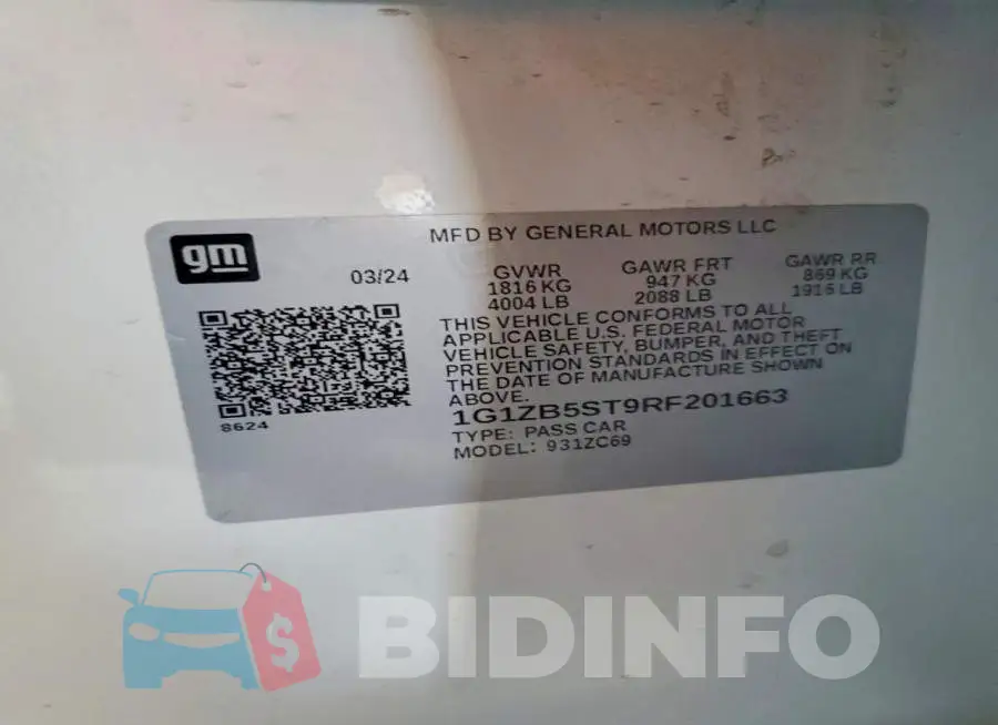 1G1ZB5ST9RF201663 Photo# 12