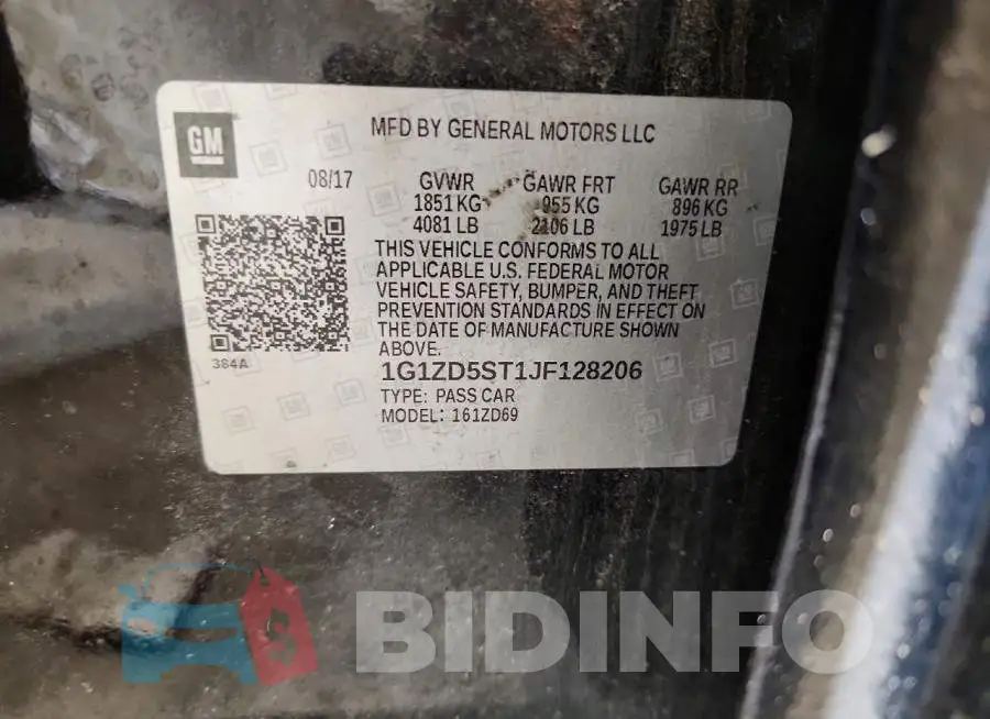 1G1ZD5ST1JF128206 Photo# 12