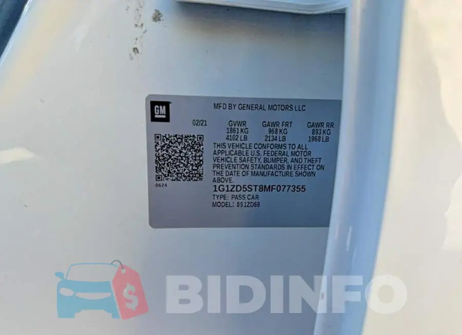 1G1ZD5ST8MF077355 Photo# 10