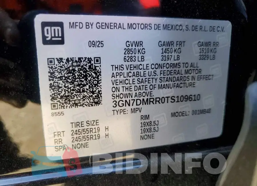 3GN7DMRR0TS109610 Photo# 12