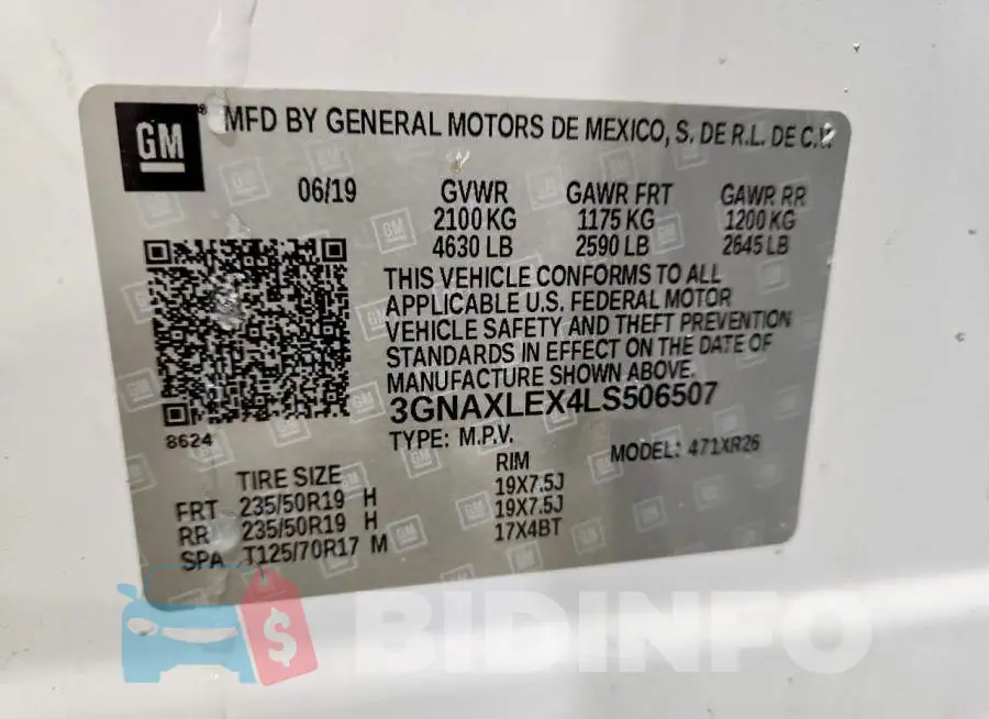 3GNAXLEX4LS506507 Photo# 13