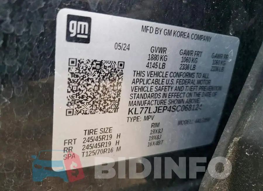 KL77LJEP4SC068124 Photo# 12