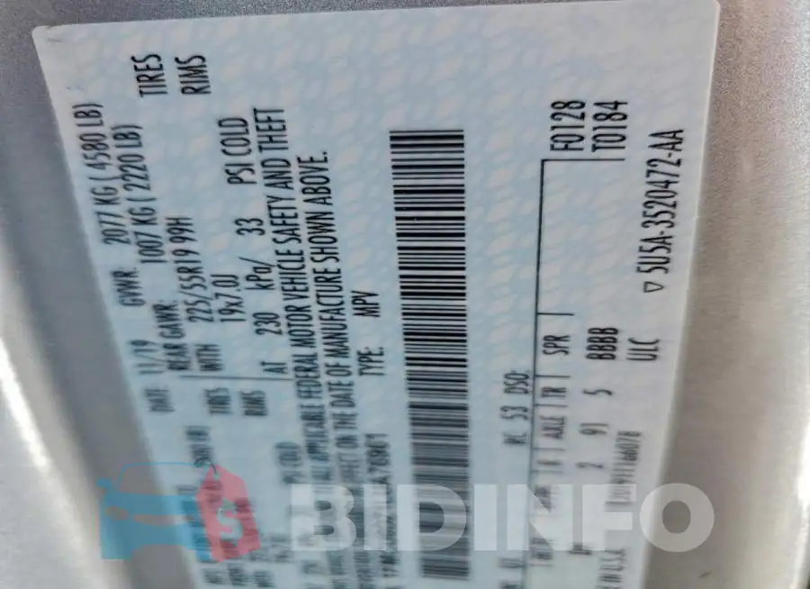 1FMCU0DZ1LUA76961 Photo# 13