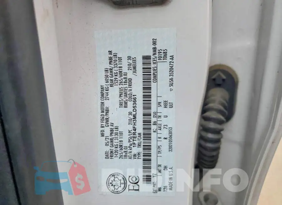 1FTER4FH3MLD53661 Photo# 12