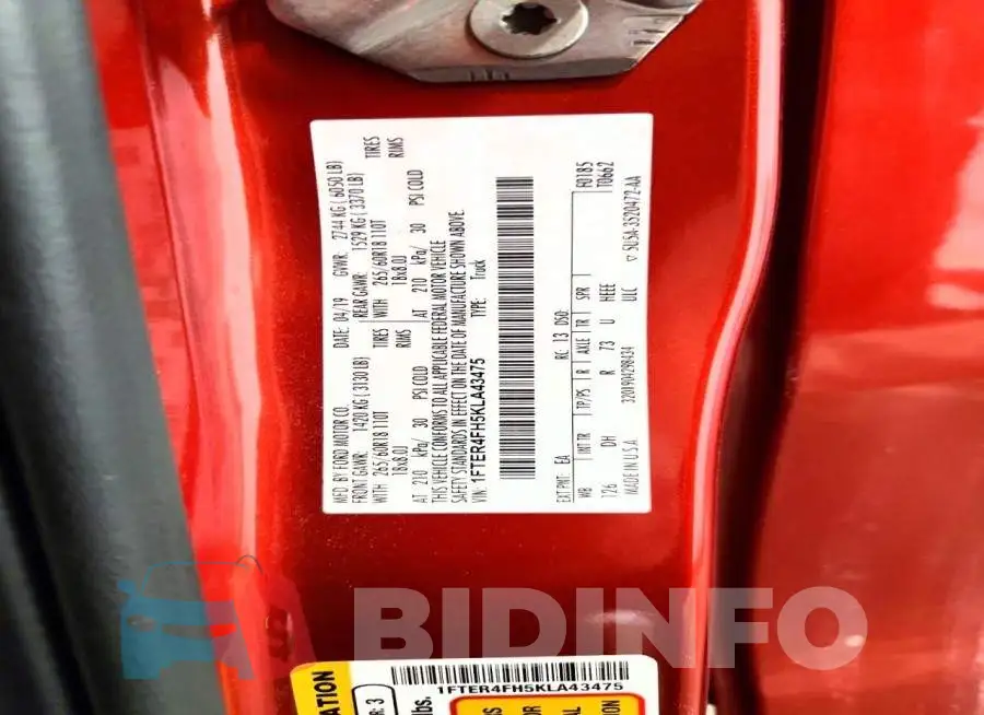 1FTER4FH5KLA43475 Photo# 12